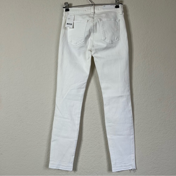 J Brand Low Rise Crop Demented White Skinny Distressed Jeans SZ 24 New $178 - Picture 7 of 14